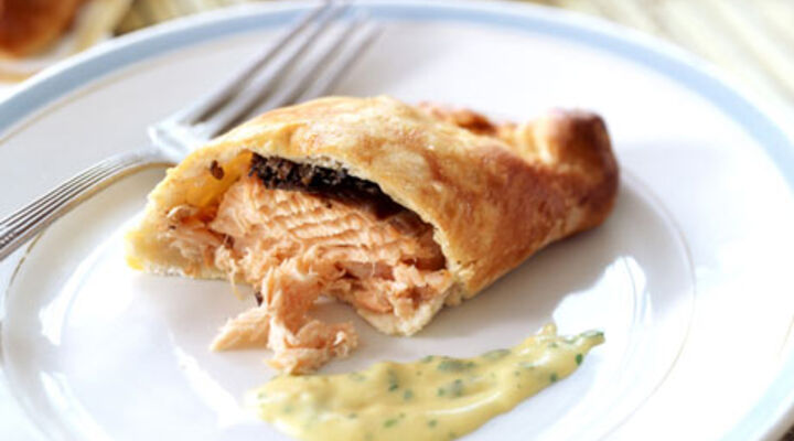 Hake Coulibiac with Hollandaise