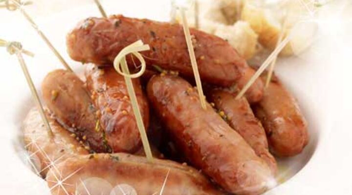 Honey and Mustard Sausages