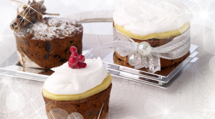 Individual Christmas Cakes