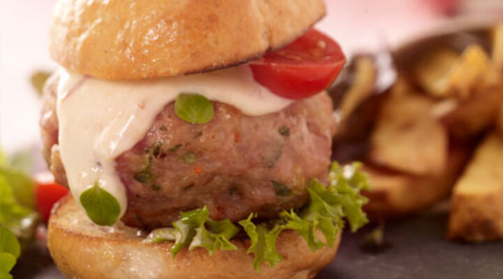 Spiced Pork Burger