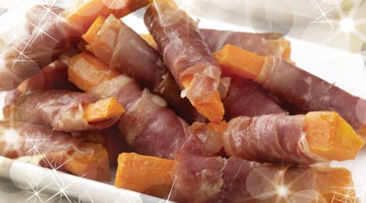 Prosciutto Wrapped Carrots