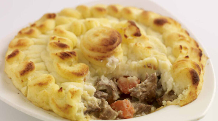 Slow Cooked Beef and Potato Pie