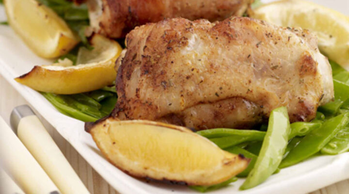 Chilli, Garlic and Herb Roasted Chicken with Spicy Potatoes