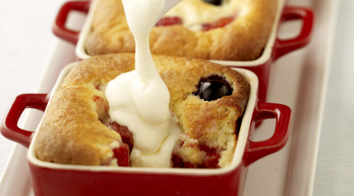 Summer Berries Light Sponge Cake