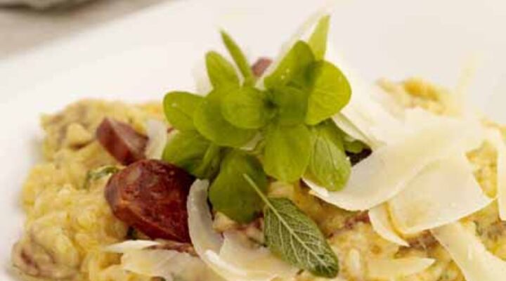 Creamy Chorizo Risotto