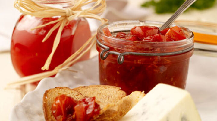 Red Cherry Tomato and Thyme Chutney