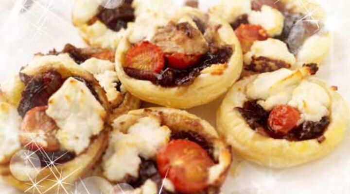 Red Onion & Goats Cheese Tartlets