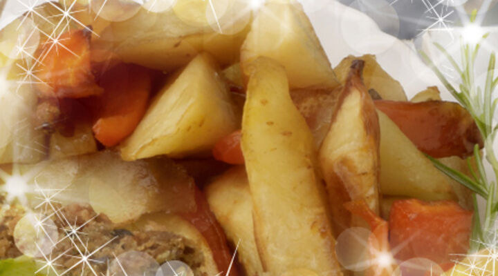 Roasted Carrots & Parsnips with Maple Glaze