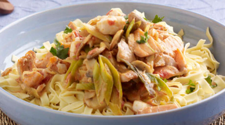 Salmon Tagliatelle