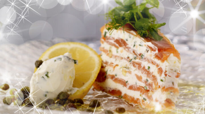 Smoked Salmon Terrine with Citrus Cream Cheese