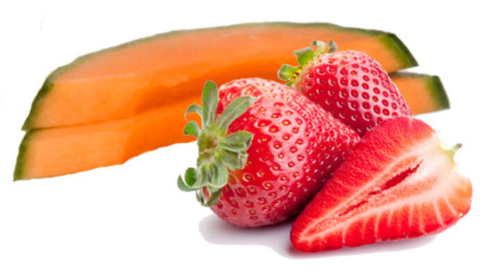 Strawberry and Melon Yogurt