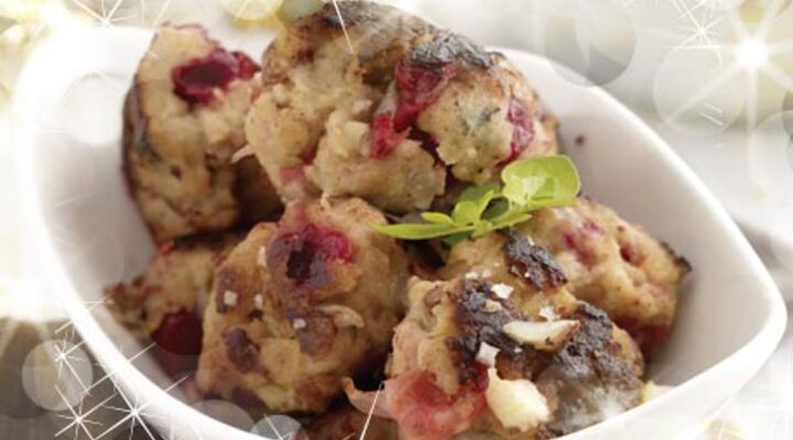 Sausagemeat & Cranberry Stuffing Balls