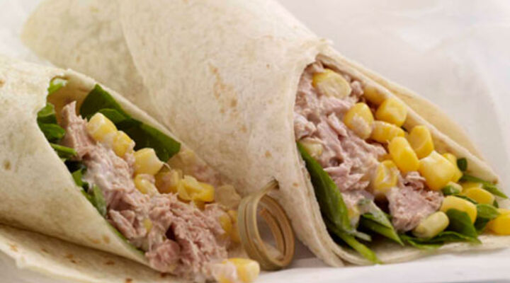 Tuna and Sweet Corn Tortilla Wrap