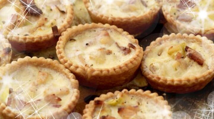Turkey, Leek and Cheddar Mini Quiche