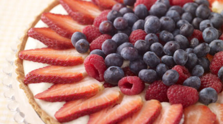 White Chocolate and Berry Tart