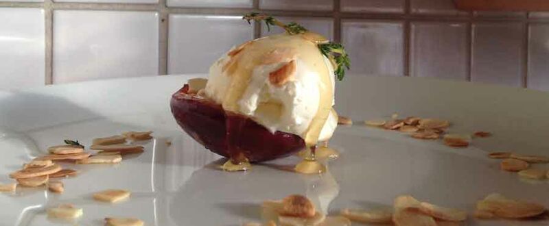 Carmelised peaches recipe
