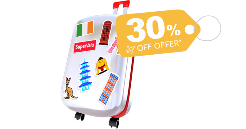 SuperValu Travel Insurance with 30% offer Image