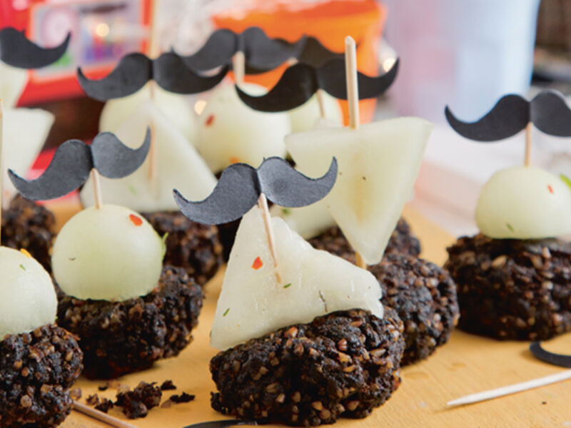 Black pudding chilli spiced melon recipe