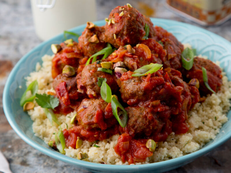 Moroccan meatballs couscous recipe