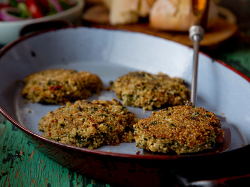 Quinoa kale burgers recipe