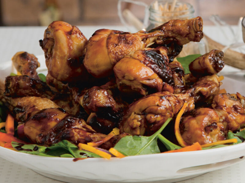 Sticky barbecue chicken 2recipe