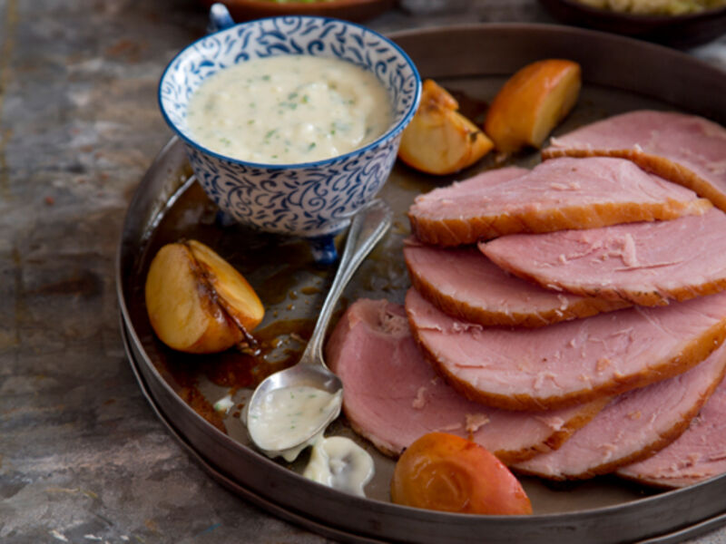 Ham colcannon parsley sauce recipe