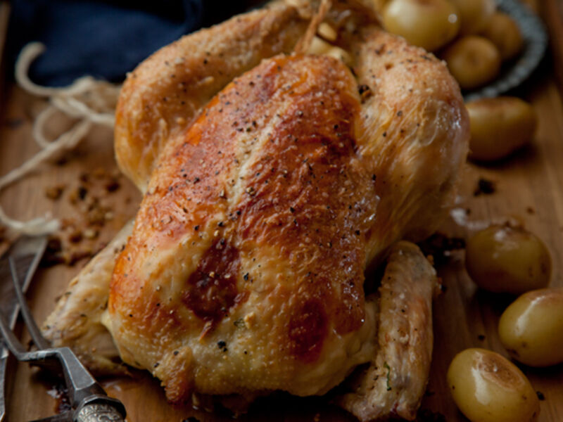 Roast chicken oat stuffing recipe