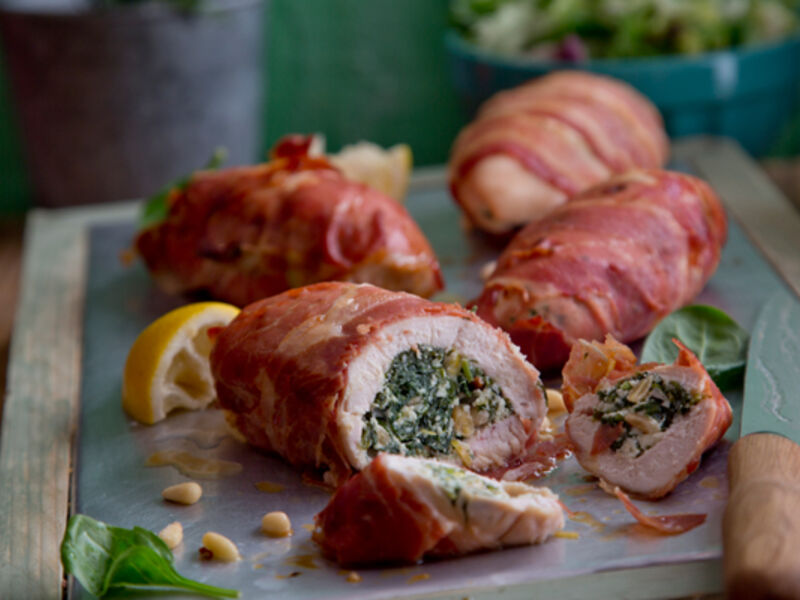 Roast stuffed chicken fillet recipe