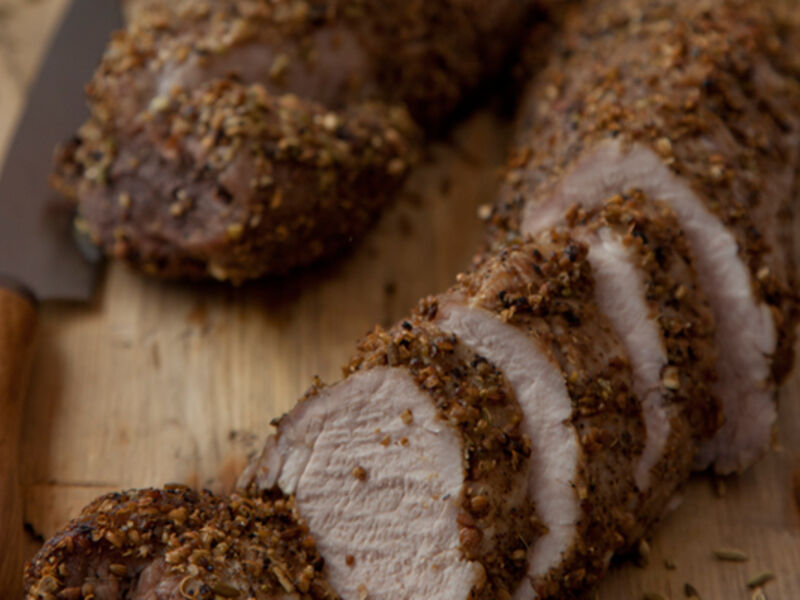 Roast pork fillets recipe