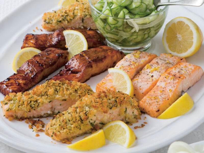 Kids Baked Salmon Darnes