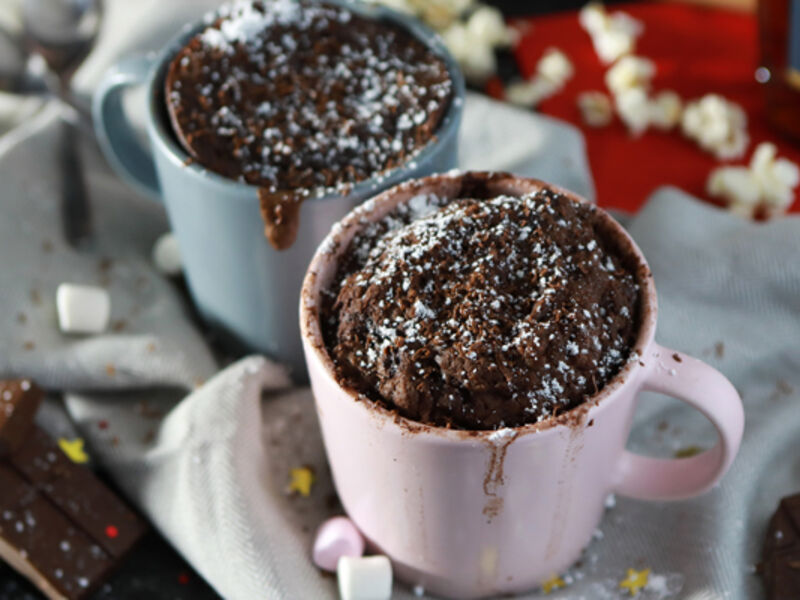 Chocolate mug cake recipe