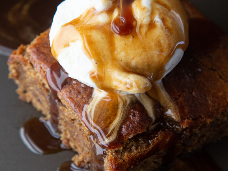 Vegan sticky toffee pudding recipe