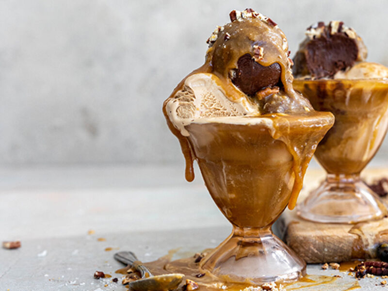 Chocolate mousse sundae recipe