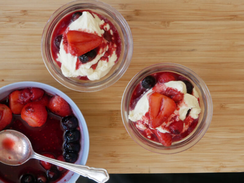 Berry gin fool recipe