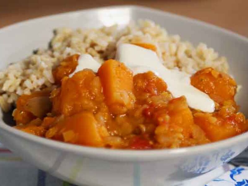 Butternut squash curry recipe