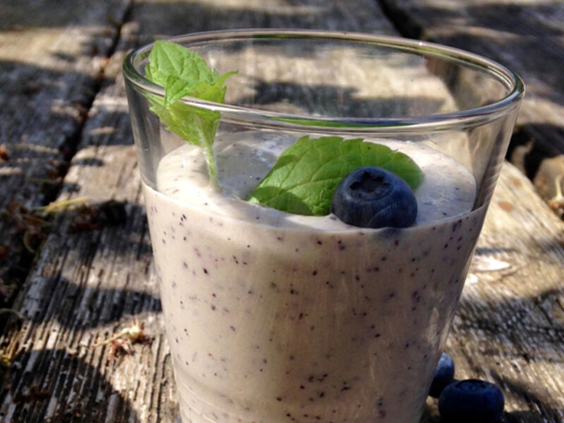 Avacado Blueberry Smoothie