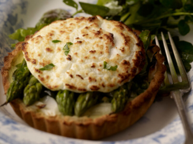 Asparagus & Goats Cheese Tartlet