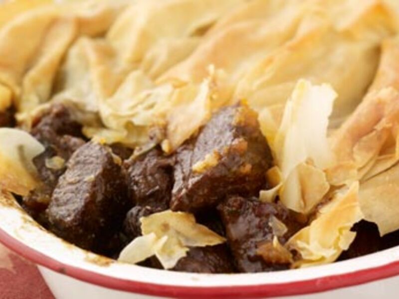 Beef Bourguignon Pie