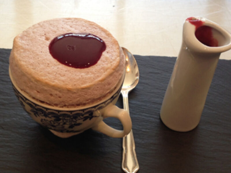 Blackberry and Lemon Soufflé