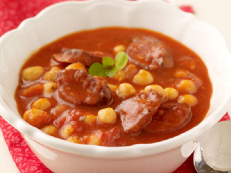 Chorizo & Chickpea Soup
