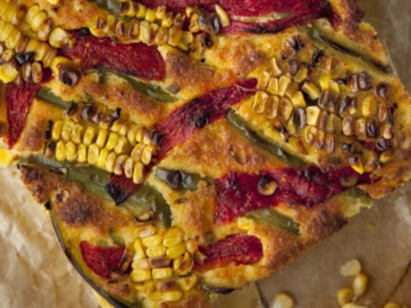 Roasted Pepper Cornbread