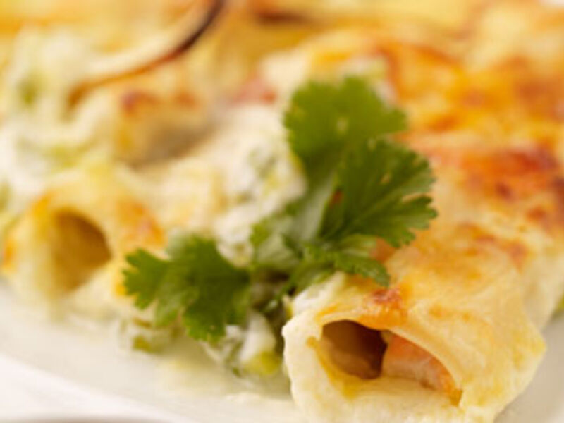 Creamy Seafood Cannelloni