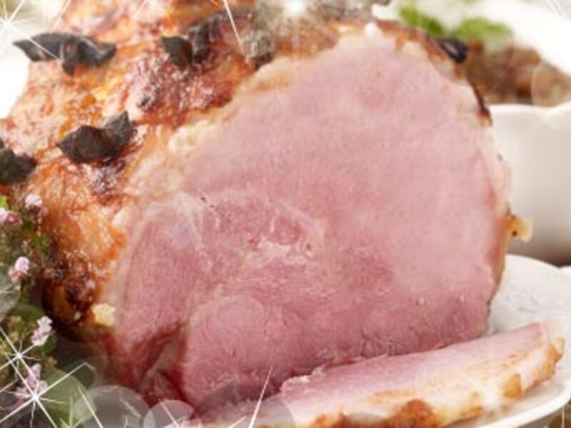 Ginger & Honey Glazed Ham