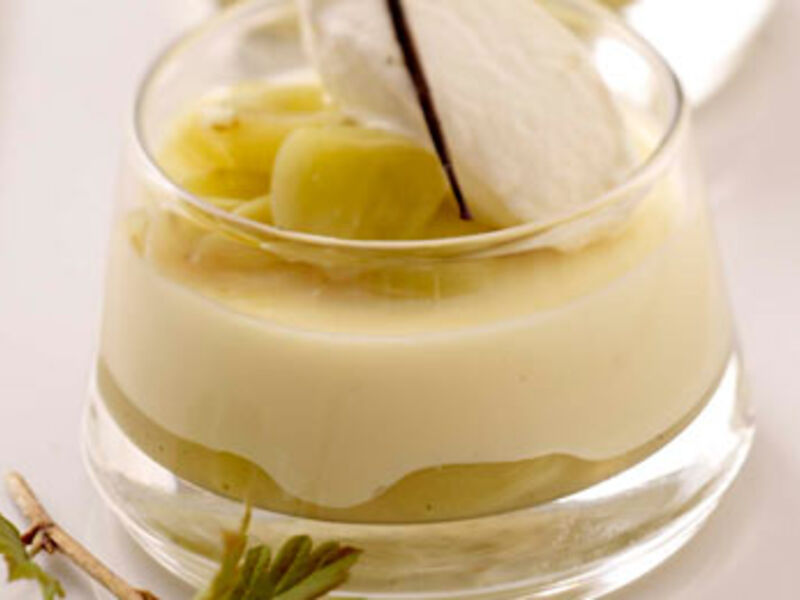 Gooseberry & Vanilla Pannacotta