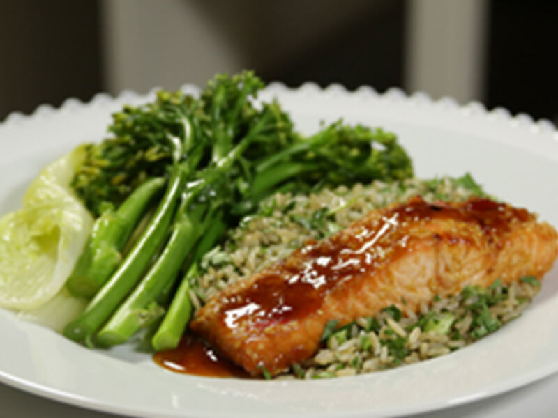 Friday 20th Feb - Teriaki Salmon and Coriander Rice