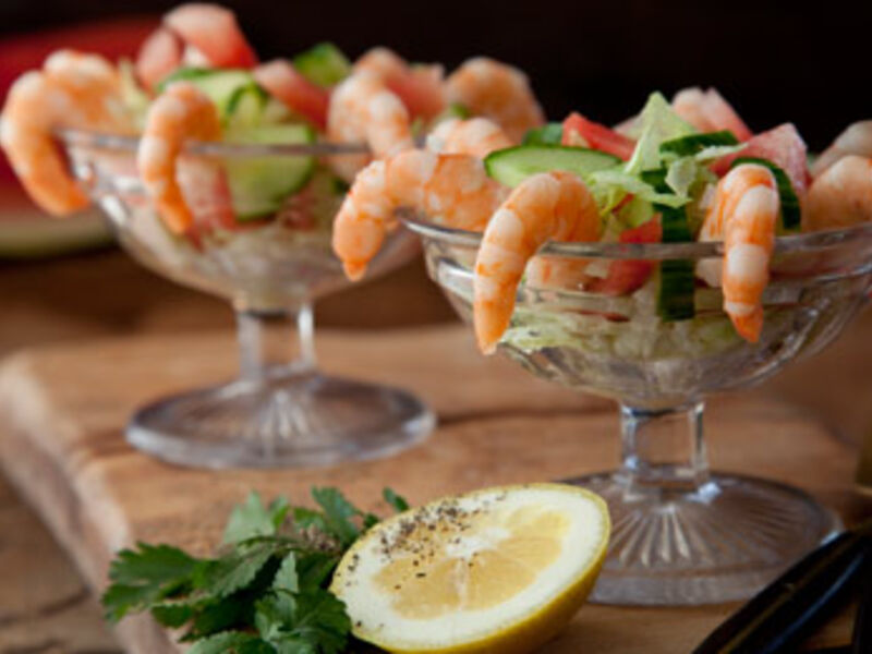 Prawn Cocktail with Melon & Cucumber