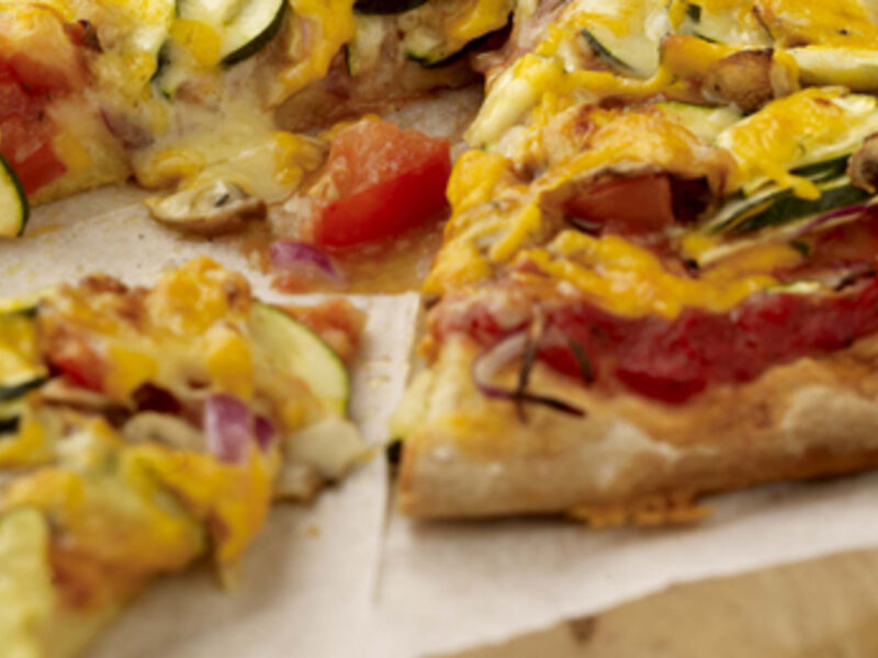 Vegetarian Soda Bread Pizza