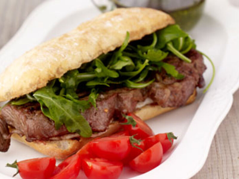 Chargrilled Rib Eye Steak with Blue Cheese
