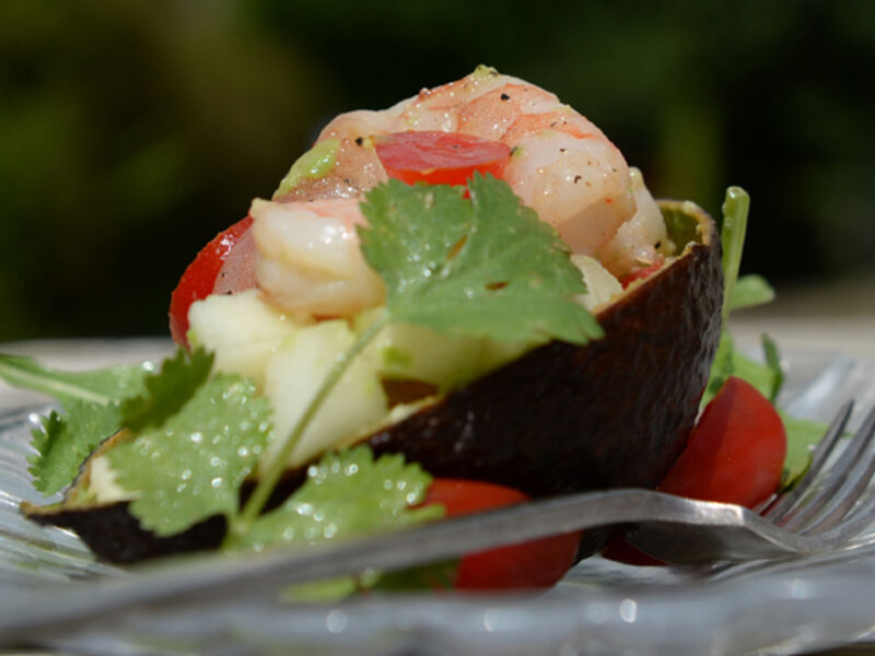 Prawn Melon Avocado Salad