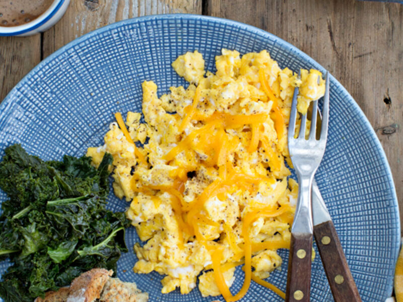 Stuffed eggs kale